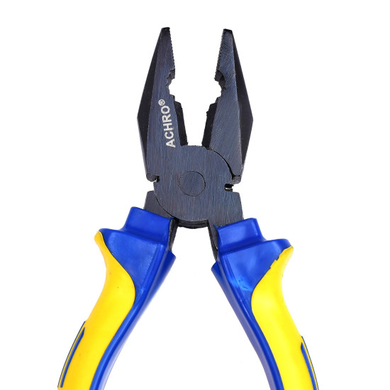 ACHRO Combo Pack Of 2 Contains 8 Inch adjustable Wrench and 8 Inch Combination Plier (Multipurpose Tool Kit)