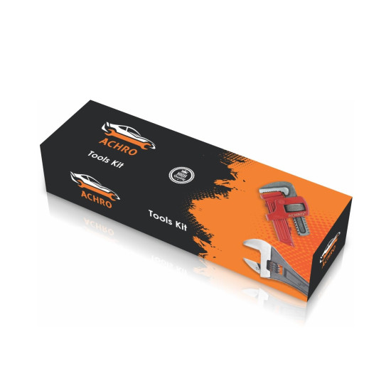 ACHRO Combo Pack Of 2 Contains 8 Inch adjustable Wrench and 8 Inch Combination Plier (Multipurpose Tool Kit)