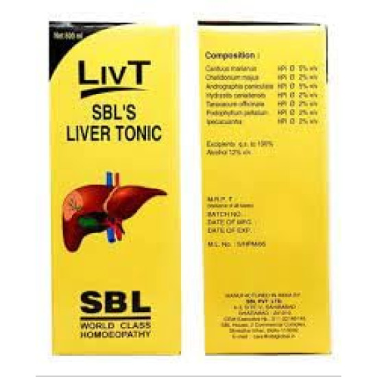 SBL Liv T Liver Tonic 500ml - Set of 1 Bottle