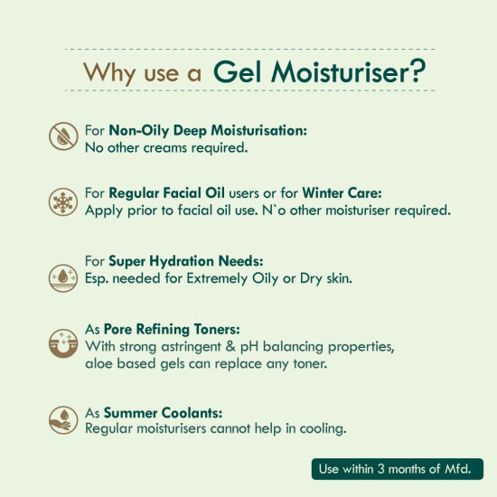 Nat Habit Active Face Gel, Aloe Cactus Hydra Lift For Rapid Hydration Boost & Moisture Lock With Cooling, Soothing, SunBurn Healing & UV Protection, 50gm Nat Habit Active Face Gel, Aloe Cactus Hydra Lift For Rapid Hydration Boost & Moisture Lock With Cooling, Soothing, SunBurn Healing & UV Protection, 50gm