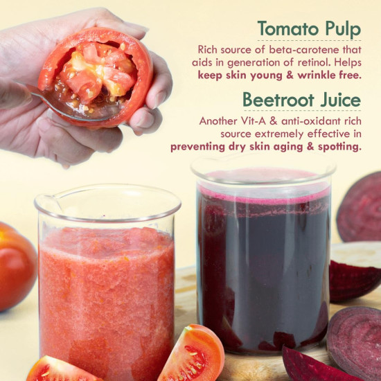 Nat Habit Active Face Gel, Beetroot Tomato Vit-A For Dry Skin Care & Supple Youth Defence With Cooling, Soothing, SunBurn Healing & UV Protection, 50gm Nat Habit Active Face Gel, Beetroot Tomato Vit-A For Dry Skin Care & Supple Youth Defence With Cooling, Soothing, SunBurn Healing & UV Protection, 50gm