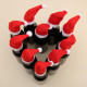Indian Karigar 6pcs Christmas Decorations Items for Home Mini Santa Hats for Bottle Topper Decor Unique Christmas Decor Christmas Ornaments Christmas Tree Decoration Items Christmas Gifts for Home