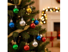 Party Propz Christmas Decorations - 24 Pcs, Christmas Ornaments | Xmas Decorations Items for Home | Ornaments | Xmas Decorations Items for Tree | Xmas Decor