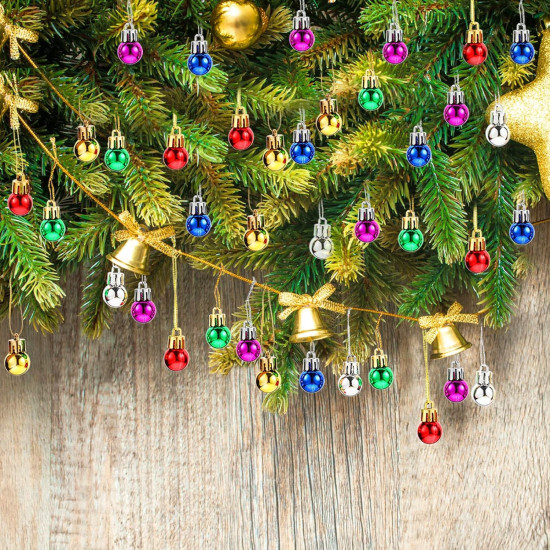 Party Propz Christmas Decorations - 24 Pcs, Christmas Ornaments | Xmas Decorations Items for Home | Ornaments | Xmas Decorations Items for Tree | Xmas Decor