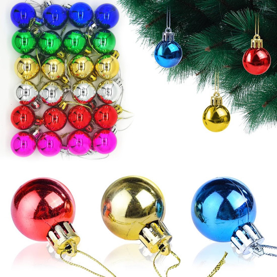 Party Propz Christmas Decorations - 24 Pcs, Christmas Ornaments | Xmas Decorations Items for Home | Ornaments | Xmas Decorations Items for Tree | Xmas Decor