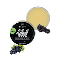 Nat Habit Men's Black GrapeLip Balm Fresh Infused Lip Butter With Grapeseed & Raw Honey For Lip Pigmentation, Lightening, Lip Repair, Dark And Chapped Lips,8gm