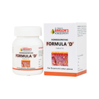Dr. Bakshi's BAKSON'S HOMOEOPATHIC Formula 'D' Tablets- 75 Tablets