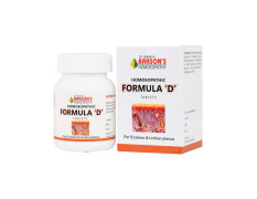 Dr. Bakshi's BAKSON'S HOMOEOPATHIC Formula 'D' Tablets- 75 Tablets