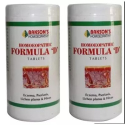 Formula D Tablets (200tab, Pack of 2) || Organic Homoeo