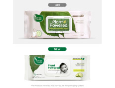 Mother Sparsh Natural Care Baby Wipes I 100% Plant Made Fabric From Forest Land | Plant Powered Wet Wipes with Cucumber Extract For Baby I Cotton Cloth Like Bigger Sheets | 60 Pcs (Pack of 4)