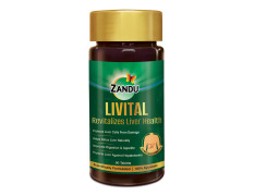 Zandu Livital Liver Tablets – Clinically Proven for Liver Detox & Health Support in 2 Months | 90 Tabs | Ayurvedic Formula with Bhringaraj & Guduchi | 100% Ayurvedic Ingredients