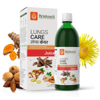 KRISHNA'S HERBAL & AYURVEDA Lungs Care Juice 1000 Ml | Lungs Cleaner For Detoxification And Supports Respiratory System