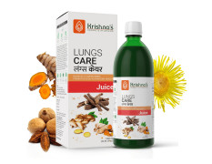 KRISHNA'S HERBAL & AYURVEDA Lungs Care Juice 1000 Ml | Lungs Cleaner For Detoxification And Supports Respiratory System