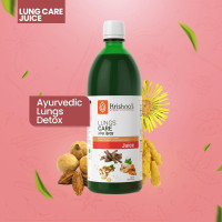 KRISHNA'S HERBAL & AYURVEDA Lungs Care Juice 1000 Ml | Lungs Cleaner For Detoxification And Supports Respiratory System KRISHNA'S HERBAL & AYURVEDA Lungs Care Juice 1000 Ml | Lungs Cleaner For Detoxification And Supports Respiratory System
