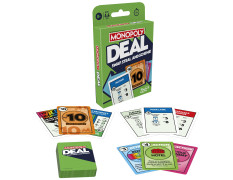 Monopoly Deal Card Game | Quick-Playing Card Game | Fun Games for Families and Kids | Ages 8 and Up | 2 to 5 Players | 15 Mins. | Travel Games