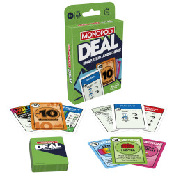 Monopoly Deal Card Game - Quick-Playing Fun for Families and Kids