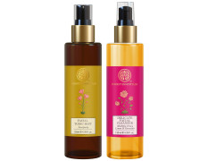 Forest Essentials Facial Tonic Mist Panchpushp & Forest Essentials Delicate Facial Cleanser Mashobra Honey Combo