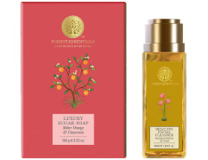 Forest Essentials Luxury Sugar Soap Bitter Orange & Cinnamon Ayurvedic & Forest Essentials Delicate Facial Cleanser Kashmiri Saffron & Neem Combo
