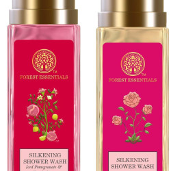 Forest Essentials Travel Size Silkening Shower Wash Combo - Ayurvedic & Natural