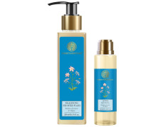 Forest Essentials After Bath Oil Madurai Jasmine & Mogra & Forest Essentials Silkening Shower Wash Madurai Jasmine & Mogra Combo