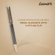 Luxor Royale, Elan, Ball Pen, Pack of 1, Gunmetal Textured Body, Ink Colour- Blue, Gold Trim, Stylish Clip, Sleek & Elegant, The Ultimate Choice for Writers & Professional Gifting