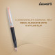 Luxor Royale, Carnival, Ball Pen, Pack of 1, Lacque Black Body, Ink Colour- Blue, Shiny Chrome Cap, Rose Gold Trim, Stylish Clip, Regal & Elegant, Best Pen For Gifting Luxor Royale, Carnival, Ball Pen, Pack of 1, Lacque Black Body, Ink Colour- Blue, Shiny Chrome Cap, Rose Gold Trim, Stylish Clip, Regal & Elegant, Best Pen For Gifting