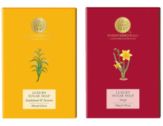 Forest Essentials Luxury Sugar Soap Sandalwood & Forest Essentials Luxury Sugar Soap Nargis Ayurvedic Luxury Handmade Soap Combo