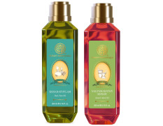 Forest Essentials Mother's Stretch Mark Oil & Back Pain Oil Combo - Ayurvedic Care for Mothers