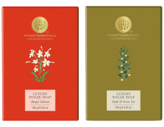 Forest Essentials Luxury Sugar Soap Oudh & Green Tea & Forest Essentials Luxury Sugar Soap Bengal Tuberose Ayurvedic Combo