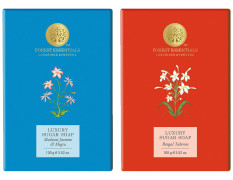 Forest Essentials Luxury Sugar Soap Madurai Jasmine & Mogra & Forest Essentials Luxury Sugar Soap Bengal Tuberose Ayurvedic Combo