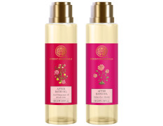 Forest Essentials After Bath Oil Indian Rose Absolute & Forest Essentials After Bath Oil Iced Pomegranate & Kerala Lime Combo