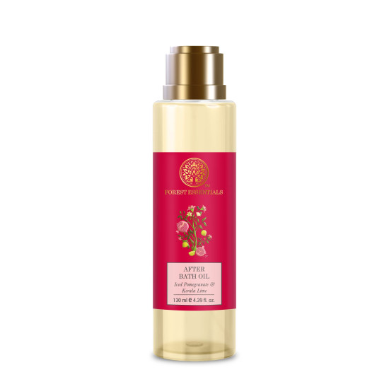 Forest Essentials After Bath Oil Indian Rose Absolute & Forest Essentials After Bath Oil Iced Pomegranate & Kerala Lime Combo