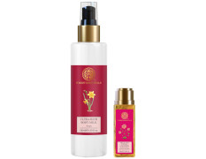 Forest Essentials Ultra-Rich Body Milk Nargis & Forest Essentials Delicate Facial Cleanser Mashobra Honey Combo