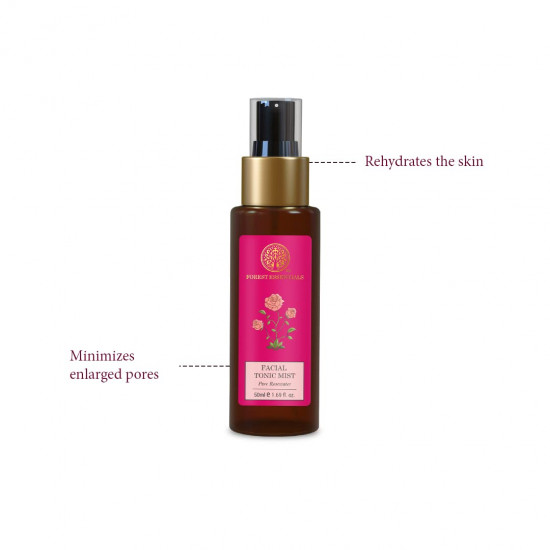 Forest Essentials Travel Size Body Mist Nargis & Forest Essentials Travel Size Facial Tonic Mist Pure Rosewater Combo