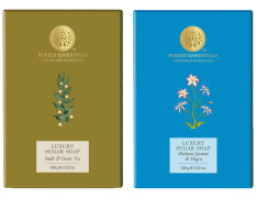 Forest Essentials Luxury Sugar Soap Oudh & Green Tea & Forest Essentials Luxury Sugar Soap Madurai Jasmine & Mogra Combo