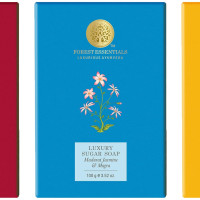 Forest Essentials Luxury Sugar Soap Sandalwood & Forest Essentials Luxury Sugar Soap & Forest Essentials Luxury Sugar Soap Madurai Jasmine & Mogra