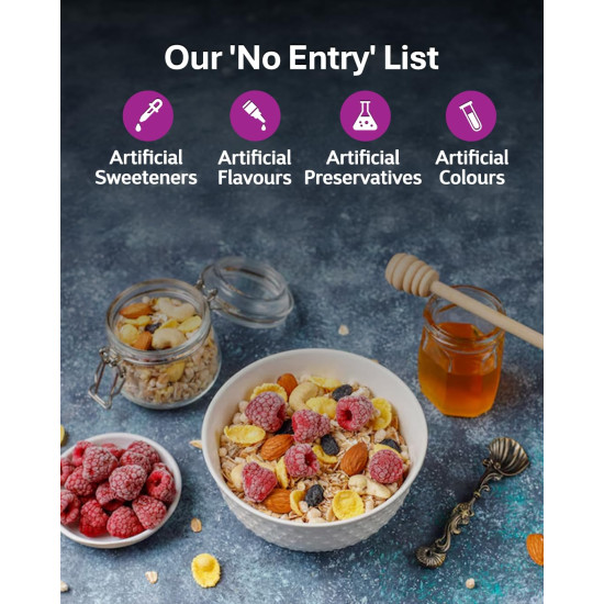 True Elements Fruit & Nut Crunch Muesli 700g | Fruit and Nuts | Cereals for Breakfast | Rich in Fibre | Muesli with Oats and Nuts True Elements Fruit & Nut Crunch Muesli 700g | Fruit and Nuts | Cereals for Breakfast | Rich in Fibre | Muesli with Oats and Nuts