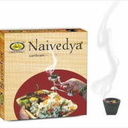 Jaisakshi Cycle Pure Om Shanthi Naivedya Jumbo Sambrani Dhoop - 12 Pieces