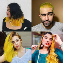 Paradyes Semi-permanent Saxony Yellow DIY Conditioner Based Hair Colour - Vibrant & Vegan