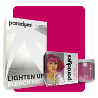 Paradyes Semi-permanent Carola Pink DIY Conditioner Based Hair Colour 120 gm and Lighten Up! Bleach Pack 30 Vol. for all Hair Types