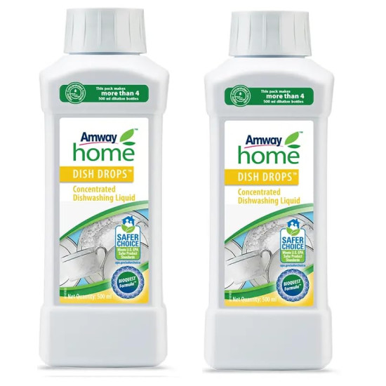 Amway Dish Drops Concentrated Dishwashing Liquid 200ML (pack of 2)