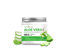 Attar Ayurveda Natural Aloe vera gel for Face, Skin & Hair (200 ml) | With Vit-E and Cucumber extracts | Non-Sticky, Free from Parabens, Silicon, Mineral oil