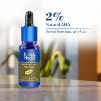 Blue Nectar AHA Face Serum with Plant-Based Glycolic Acid from Sugarcane for Deep Exfoliation | AHA Peeling Solution & Exfoliating Face Serum for Women & Men (14 Herbs, 30 ml) Blue Nectar AHA Face Serum with Plant-Based Glycolic Acid from Sugarcane for Deep Exfoliation | AHA Peeling Solution & Exfoliating Face Serum for Women & Men (14 Herbs, 30 ml)