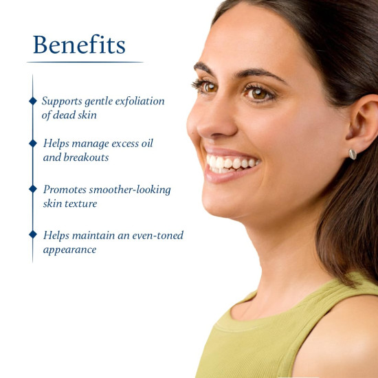 Blue Nectar AHA Face Serum with Plant-Based Glycolic Acid from Sugarcane for Deep Exfoliation | AHA Peeling Solution & Exfoliating Face Serum for Women & Men (14 Herbs, 30 ml)