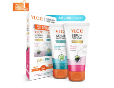 VLCC Vitamin C & Mulberry Serum Facewash - 150 ml to Reduce Blemishes & Brighten for AM | with Free Hyaluronic Acid & Aloe Vera Serum Facewash - 150 ml to Strengthen Skin Barrier for PM (B1G1)