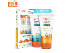 VLCC Salicylic Acid & Turmeric Serum Facewash - 150 ml to Reduce Acne for AM | with Free Hyaluronic Acid & Aloe Vera Serum Facewash - 150 ml to Strengthen Skin Barrier for PM (B1G1)