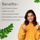 Krishna's Herbal & Ayurveda Pure Moringa Leaf Powder (100gms), Drumstick Leaf Powder Good for Hair, Skin and Immunity, Rich in Multivitamins