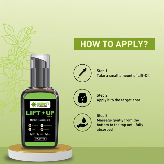 Nature's Maniaa Extra Lift-Up Massage Oil for Men - 50ml