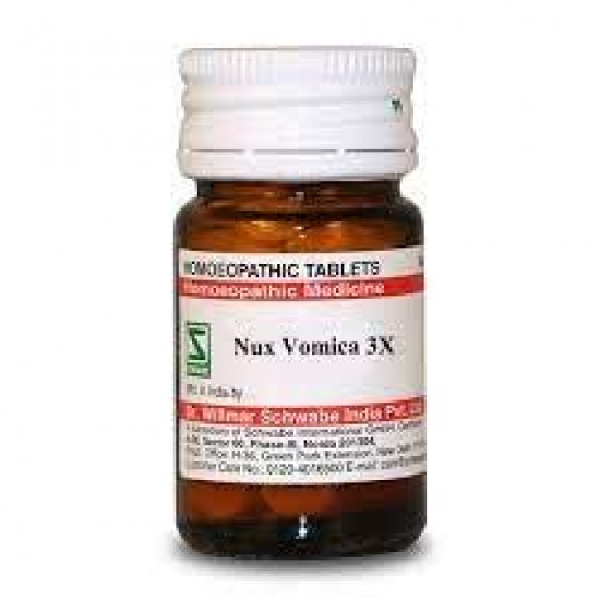 Dr Willmar Schwabe India Nux Vomica Tablet 3X-20GM