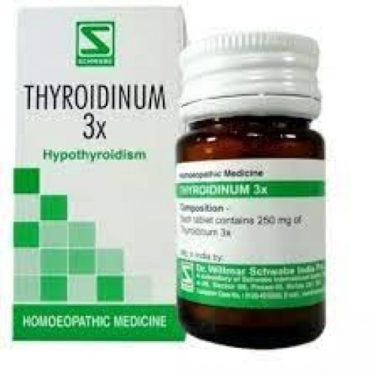 Dr Willmar Schwabe India Thyroidinum Tablet 3X-20GM